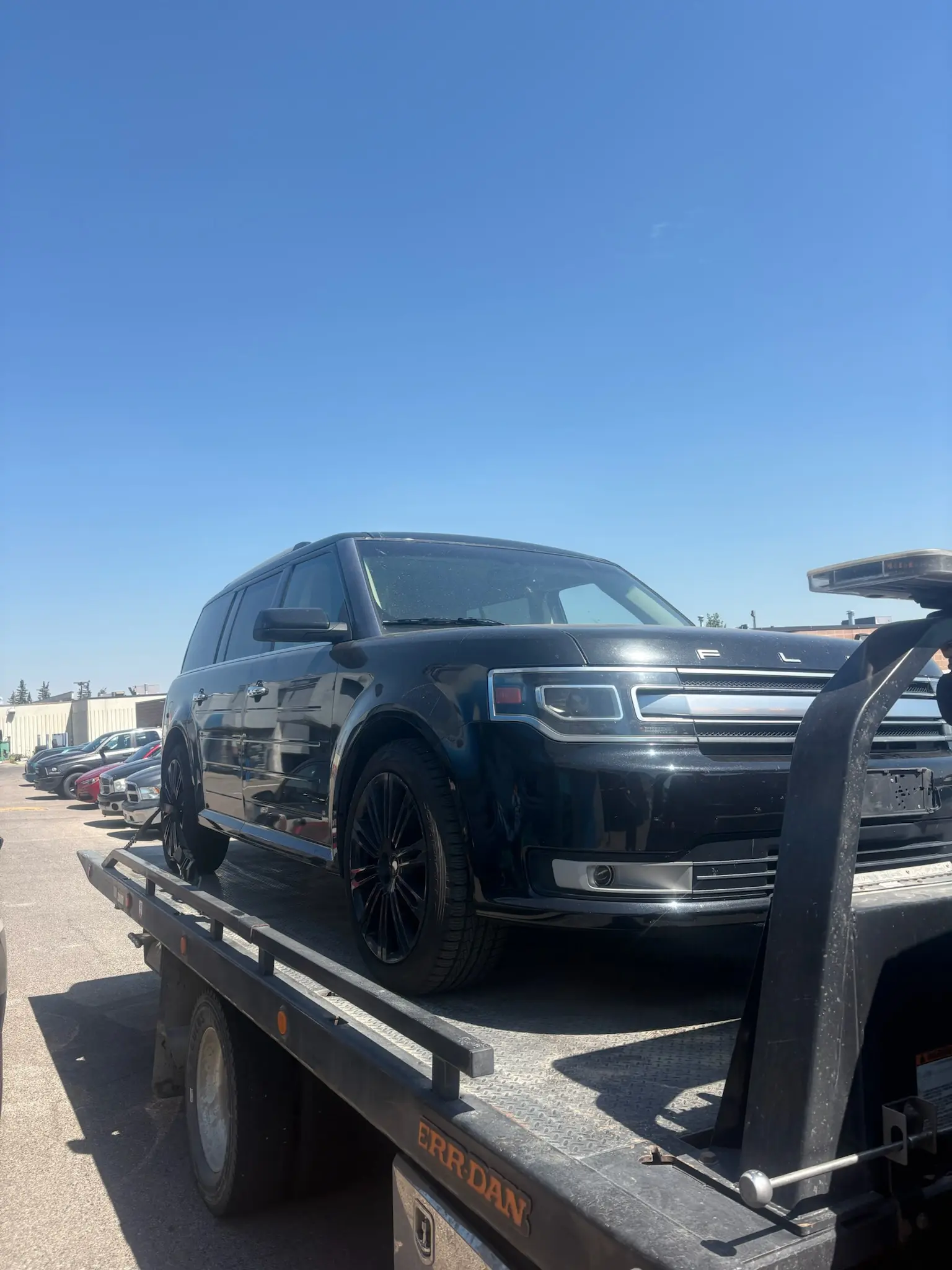 Vehicle handover process in Canmore Alberta